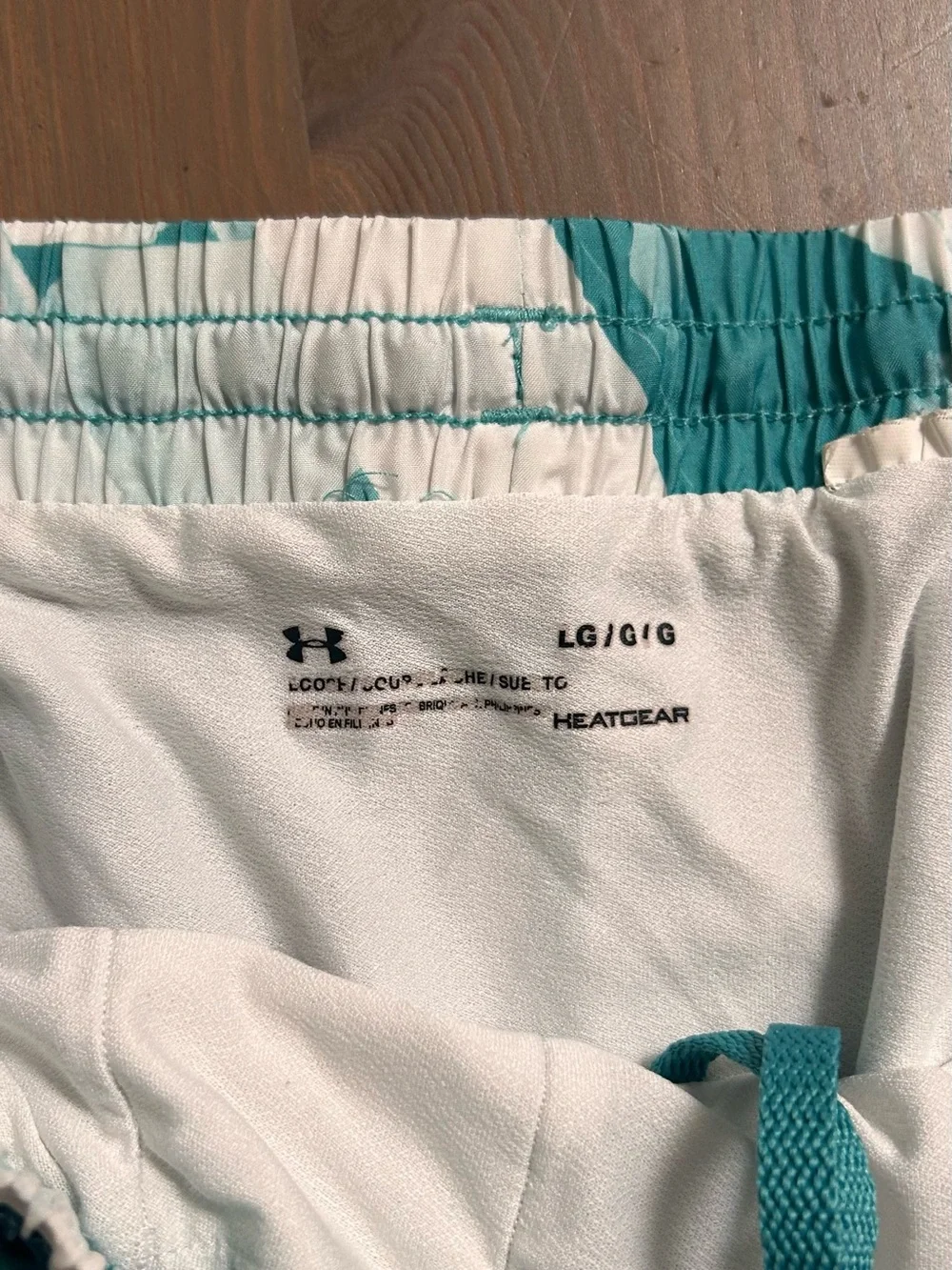 Under Armor Women's Teal & White Athletic Shorts